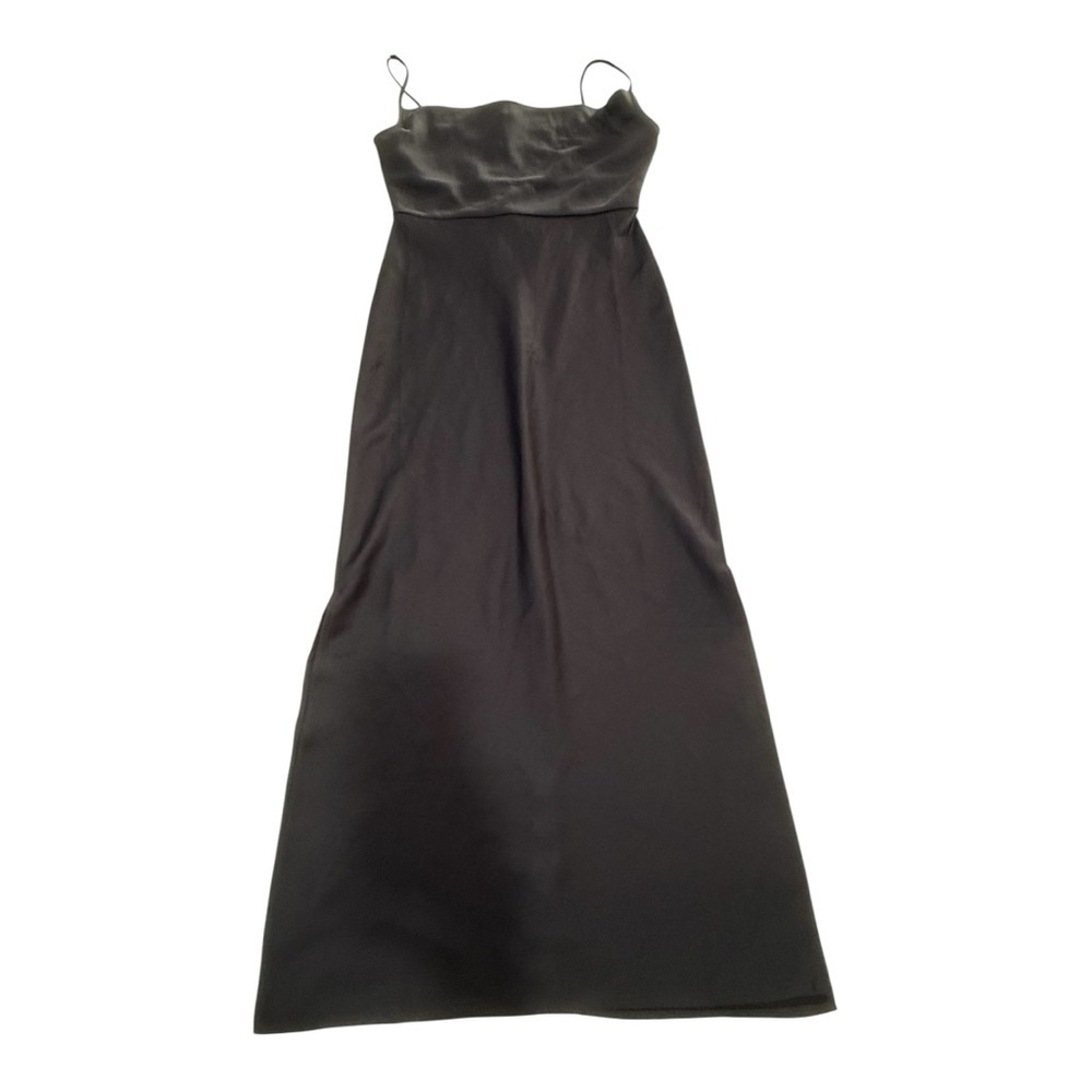 BHLDN Strapless Black Gown